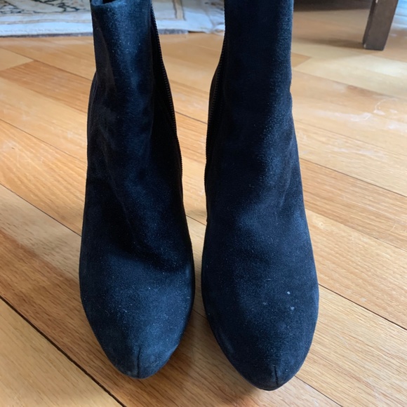 Cynthia Rowley Black Suede Bootie - Picture 3 of 7